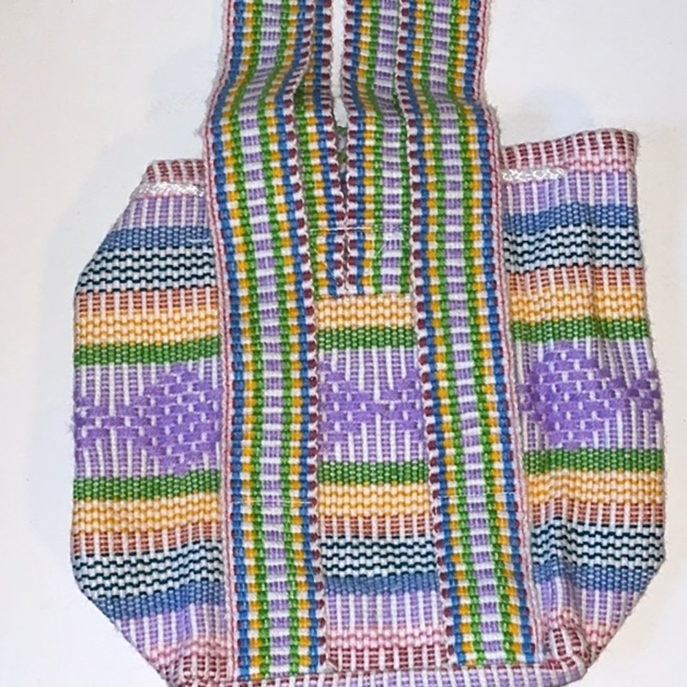 PINZON, Cute Woven Backpack w/Seahorse - Picture 4 of 8